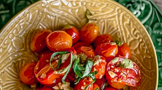 Gebakken Kerstomaatjes Voedzaam Vegan Recepten En Gezond Veganistisch Lifestyle Blog